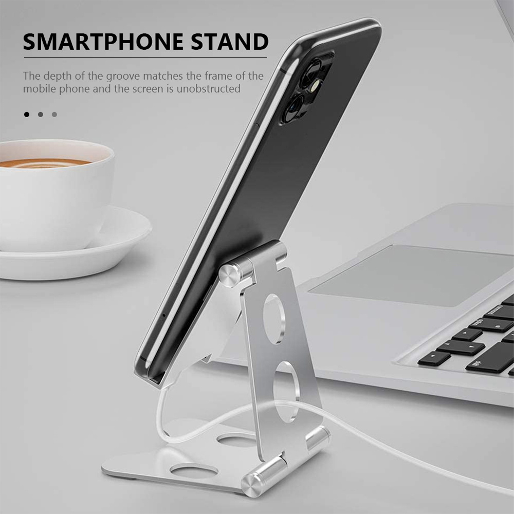 Tablet Stand Metal Desktops Tablets Holder for Samsung Xiaomi Huawei IPad IPhone Adjustable Foldable Height Mobile Phone Holders