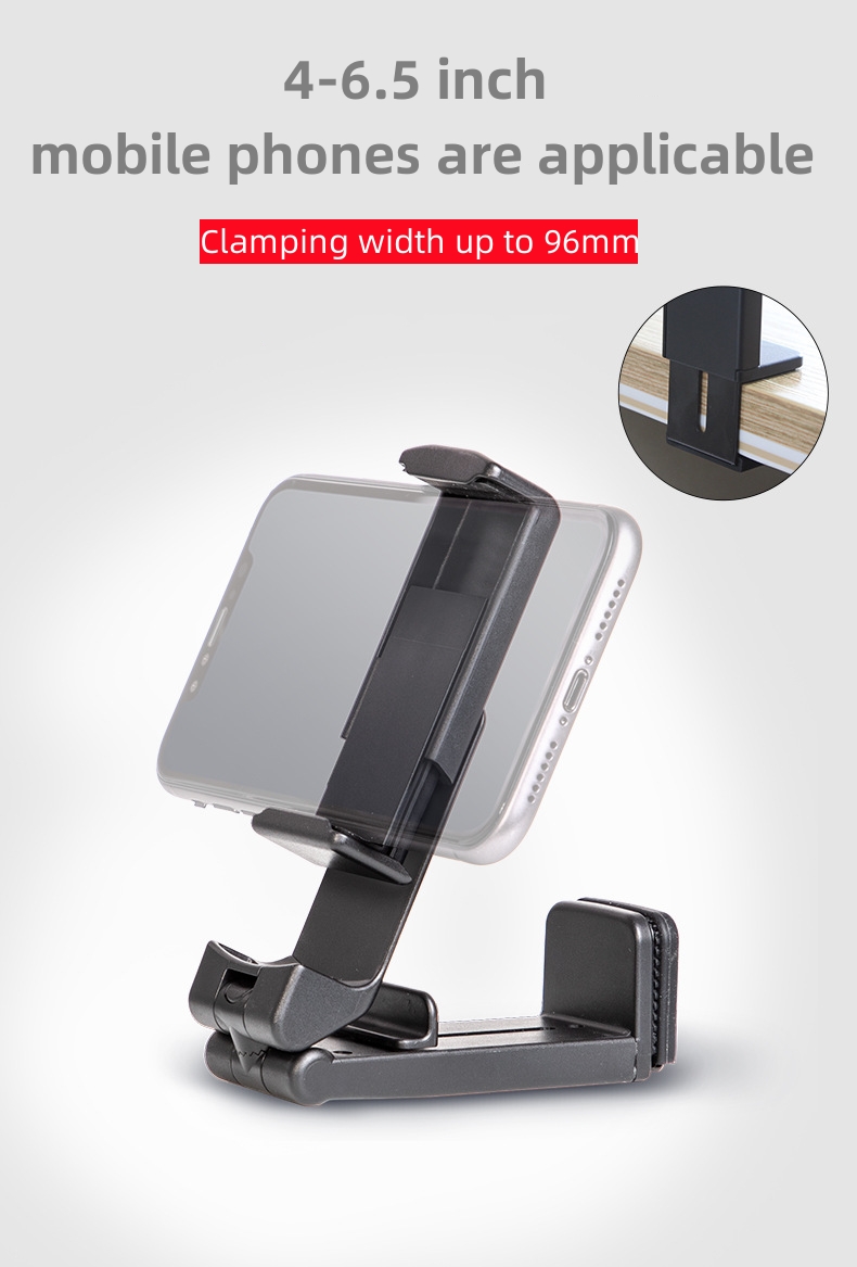 Airplane Mobile Phone Holder Portable Travel Stand Desk Foldable Adjustable Rotatable Selfie Holding Train Seat Stand Accesories