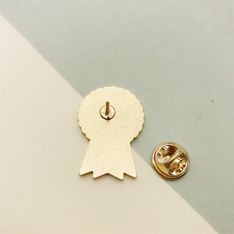 White Medal Enamel Brooch Only Cried A Little Spoof Pin Honot Insignia Women Girl Ornament Clothes Bags Jewelry Gift YAY