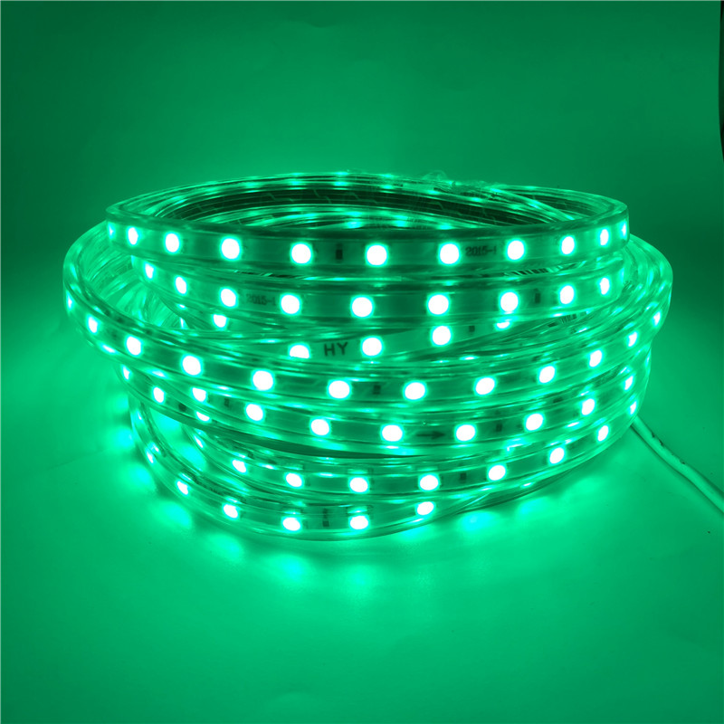 LED Strip Light AC 220V SMD 5050 Flexible Waterproof LED Tape 60LEDs/m Ribbon for Living Room 1M/2M/3M/4M/5M/6M/7M/8M/10M/15M20M