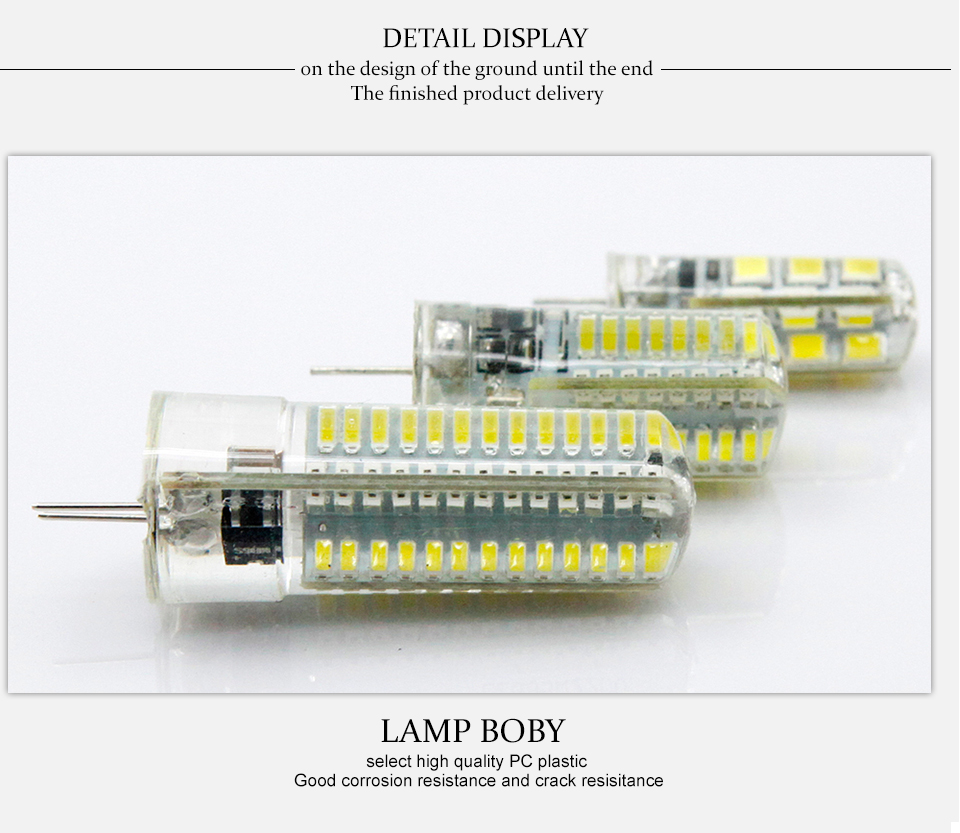 KARWEN LED G4 Lamp 220V 3W 4W 5W DC 12V Lampada LED bulb SMD3014 2835 24 48 64 104L Replace 10w 30w Halogen Light Chandelier