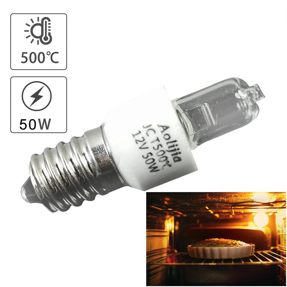 50W Oven Bulb Lamp Heat Resistant Microwave Bulb E14 Refrigerator Light 500C For Electric Fan 12v