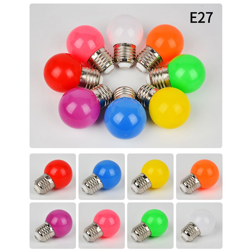 3W Flashlight Lamparas SMD 2835 E27 B22 Colorful Light G45 Lamp LED Bulb