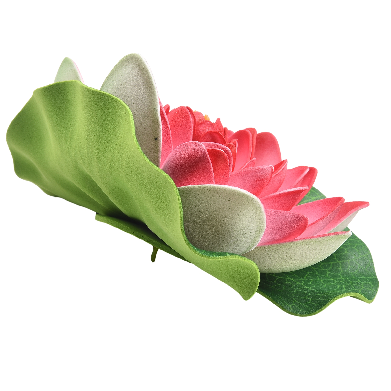 Floating Lotus Water Lily Plastic Pond Aquarium Decor Simulation Artificial Lotus Fake Plant Home Outdoor Decor