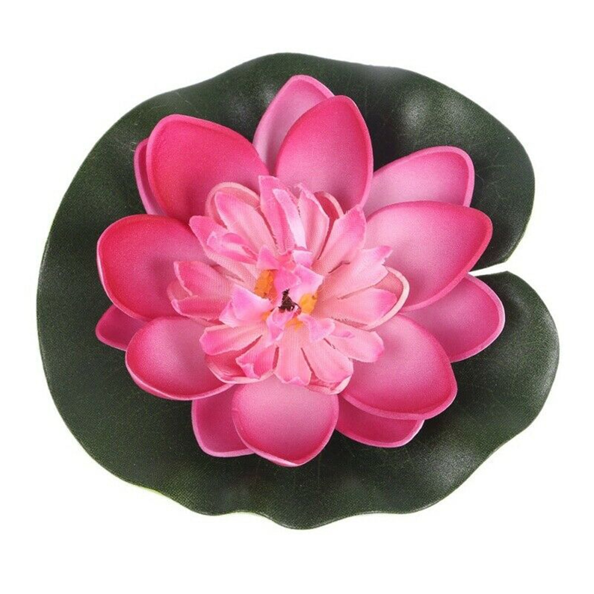 5PCS/Set Colorful Artificial Fake Floating Water Lily Flower Lotus Leaf Pond Plants Garden Pool Decor