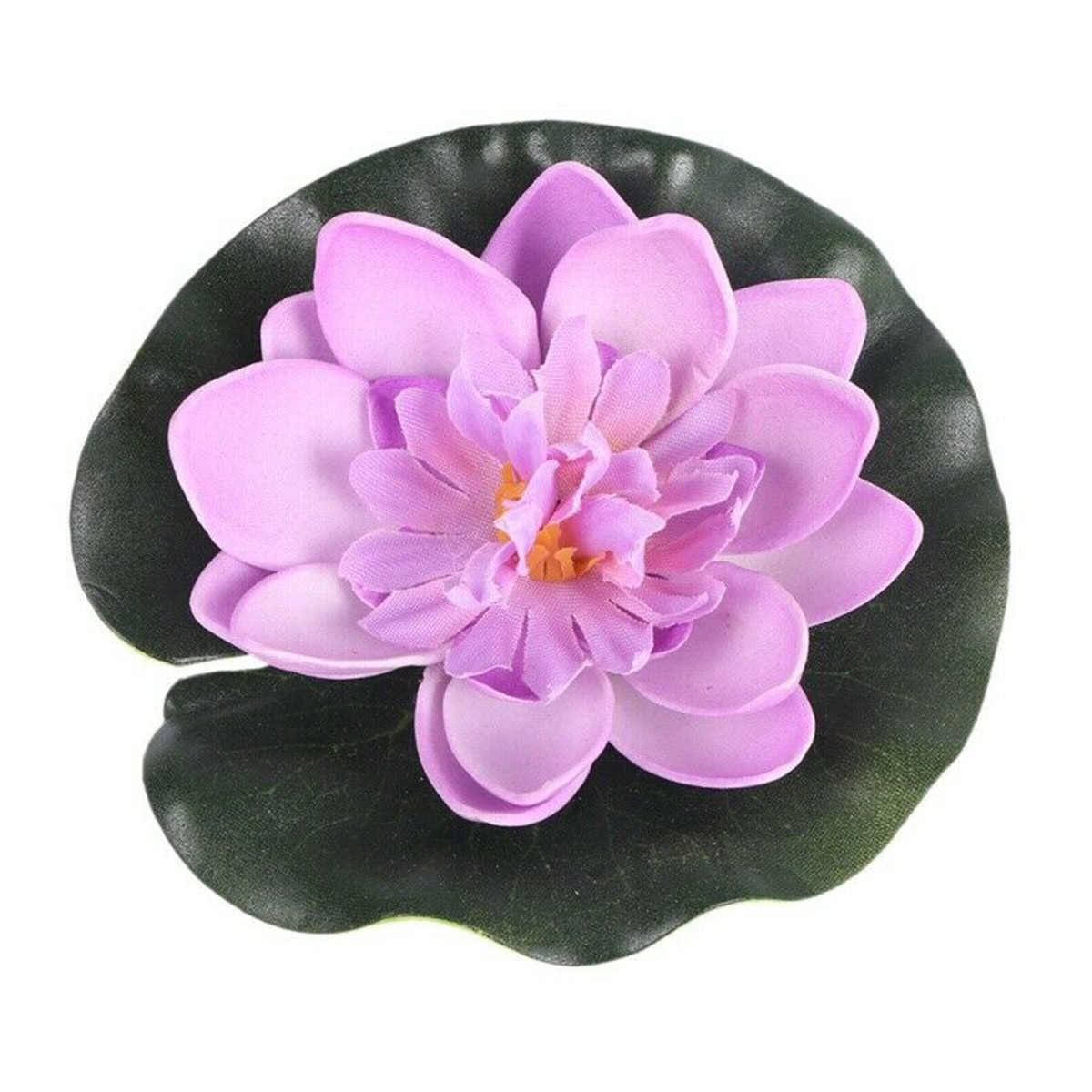 5PCS/Set Colorful Artificial Fake Floating Water Lily Flower Lotus Leaf Pond Plants Garden Pool Decor