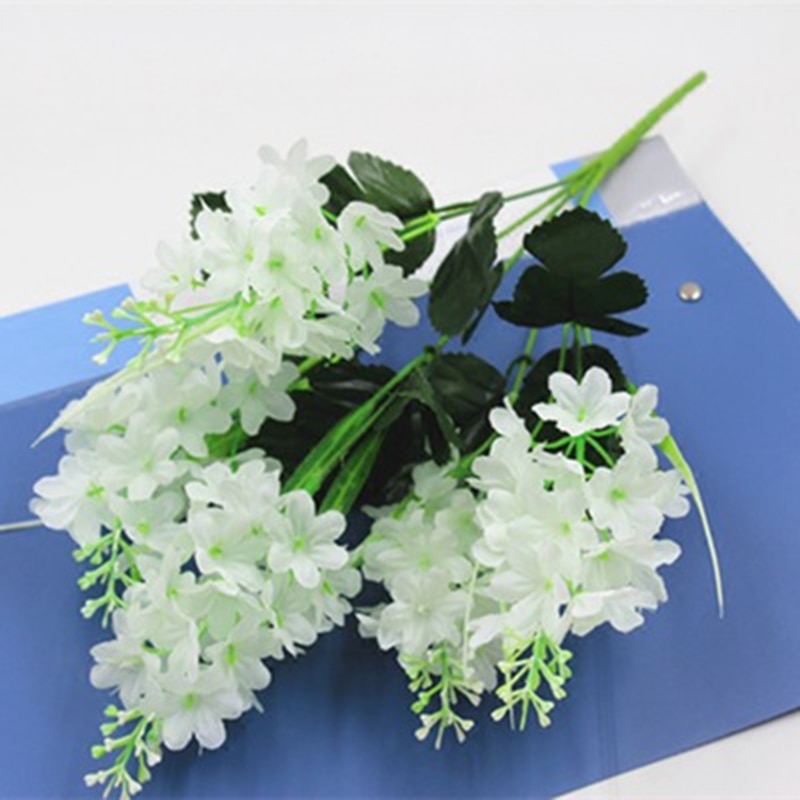 35-40cm Decor Bridal Floral Home Decoration Ornamental Flores Hyacinth Violet Flower Artificial Flowers Marriage Birthday Party