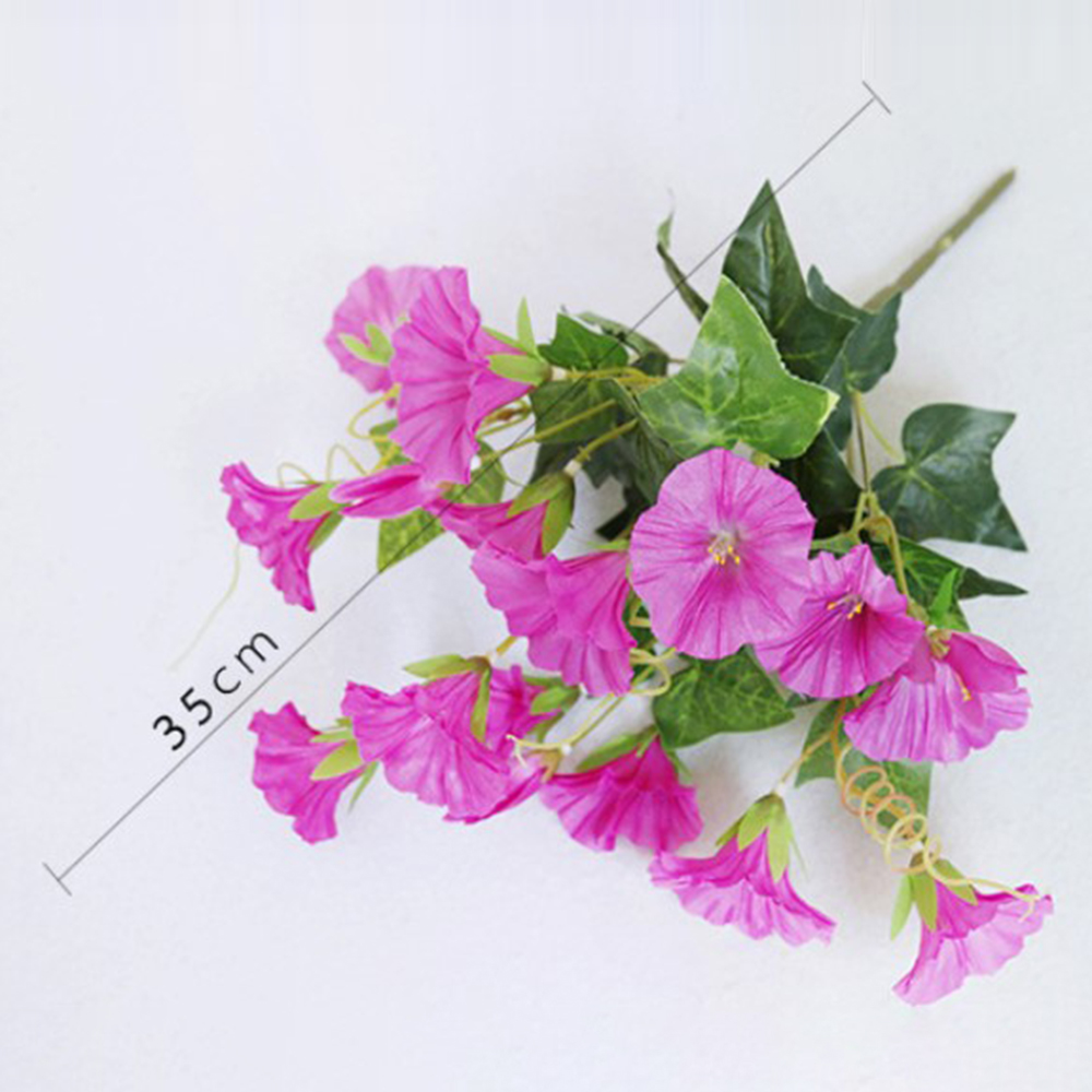 Artificial Flowers Fake Morning Glory Simulation Petunia Home Decor Plastic Durable Vibrant Caneman Decoration Homes Wedding