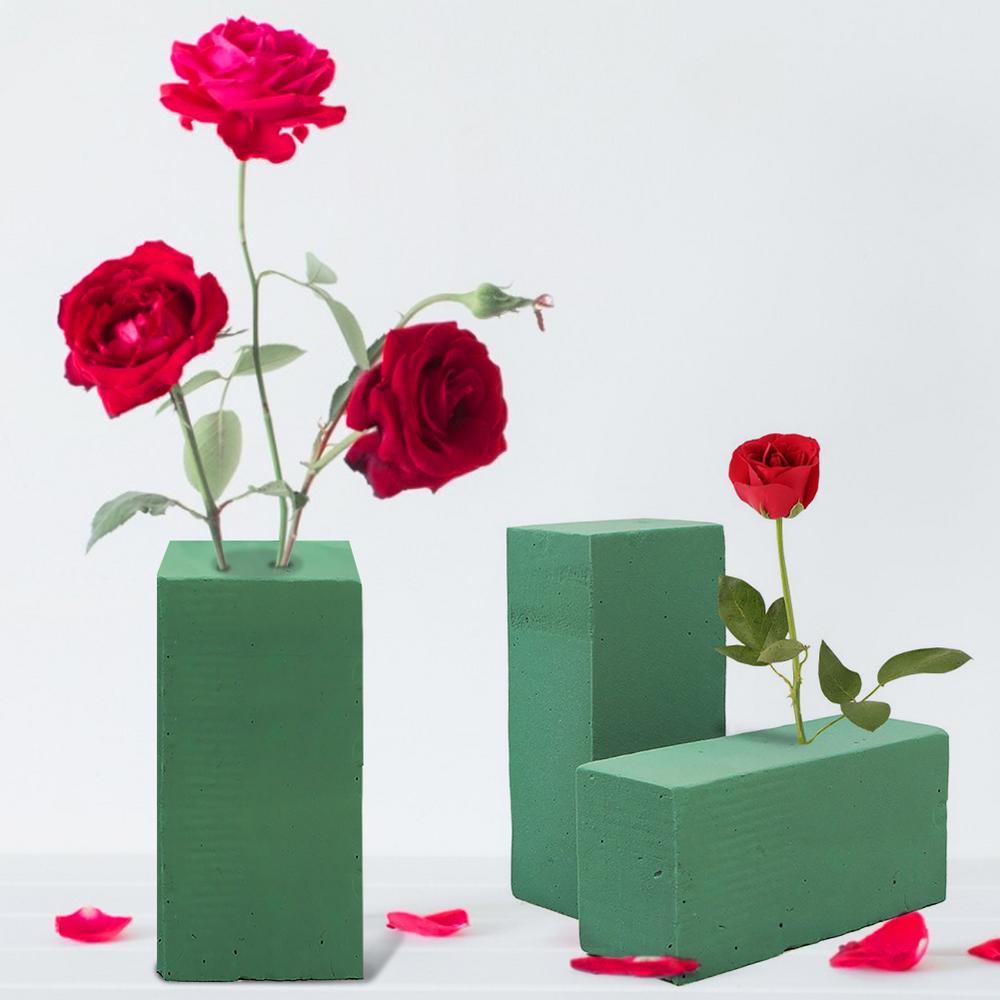 Foam Flower Floral Blocks Mud Green Bricks Brick Dry Wet Arrangement Sponge Florist Flowers Fresh Block Arranging Bouquets