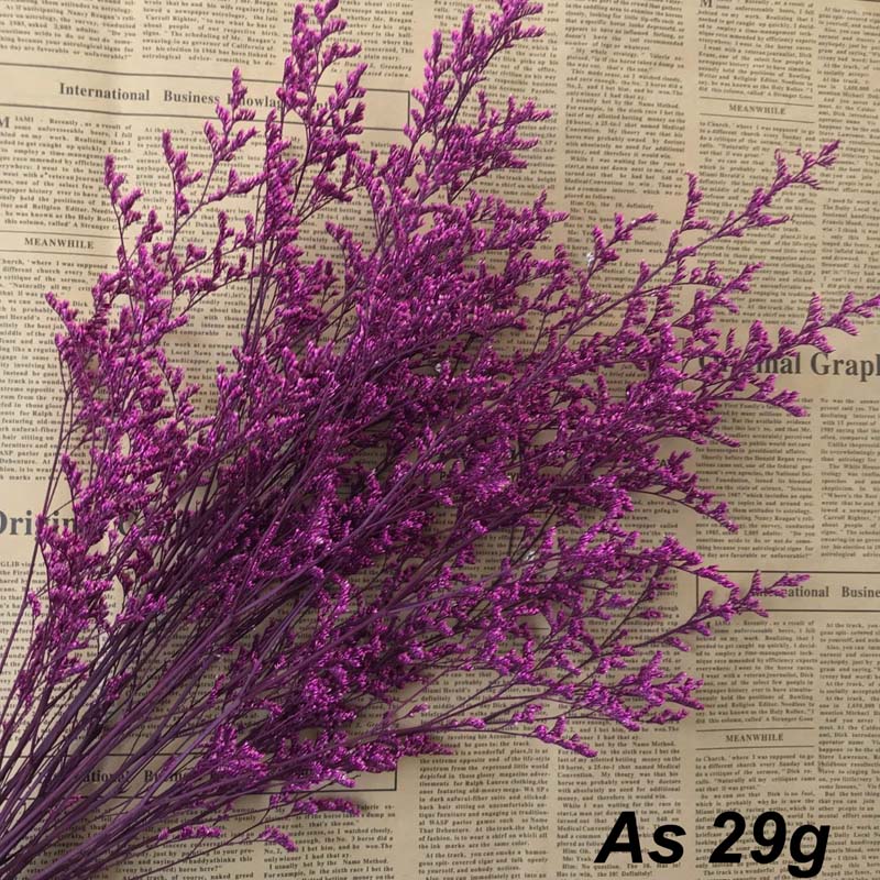 35g/30~35CM Decorative Dry Natural Lover Grass Dried Preserved Dancing Flowers,Real Forever Flower Grass Branch,Home Decor
