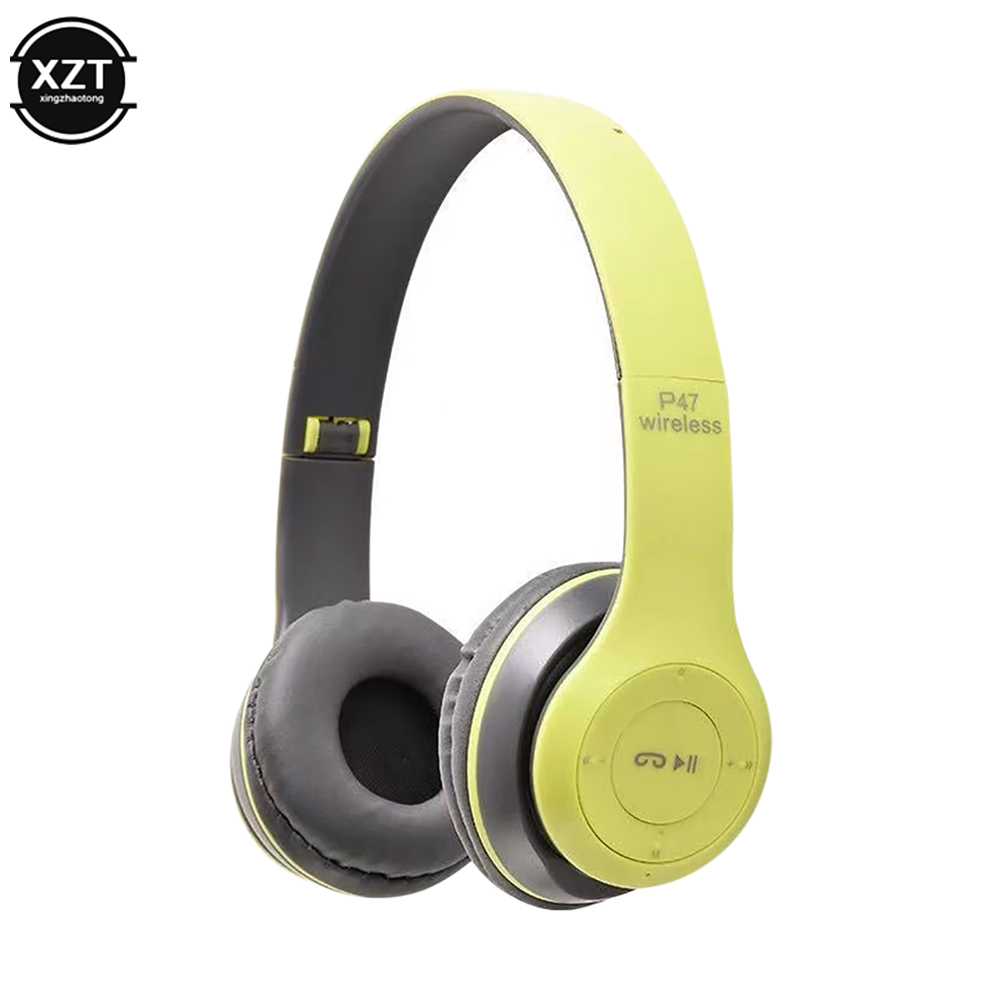Bluetooth 5.0 Wireless Headphone Foldable Bass Earphone With Mic Support Memory TF Card FM Headset For iPhone Xiaomi Sumsamg