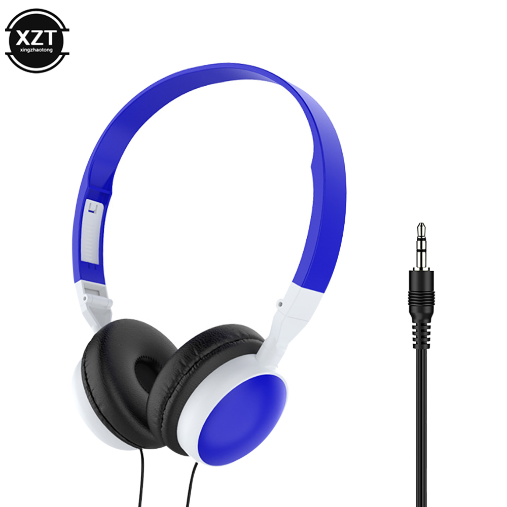 New Wired Headphones Office Online Training Headset Surround Stereo Music Earphones Rotary Folding Headset for Computer Phone