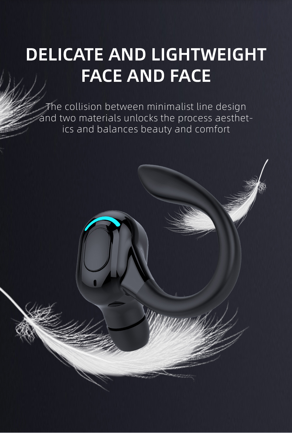 M&J F8 mono small stereo earbuds hidden invisible earpiece micro mini wireless headset bluetooth earphone headphone for phone