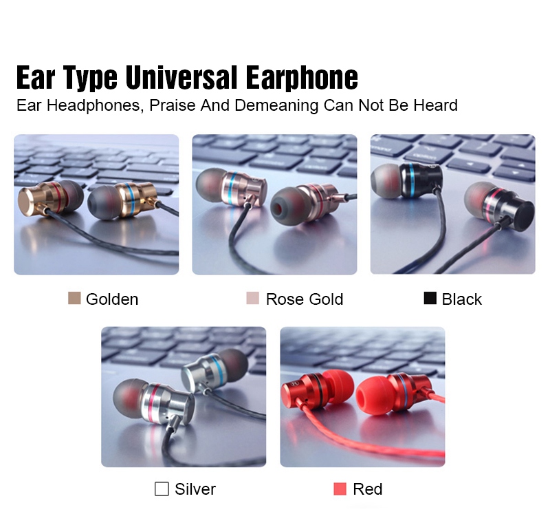 Wired Earphones Earbuds Headphones 3.5mm In Ear Earphone Earpiece With Mic Stereo Headset For Samsung S6 Xiaomi Phone Computer