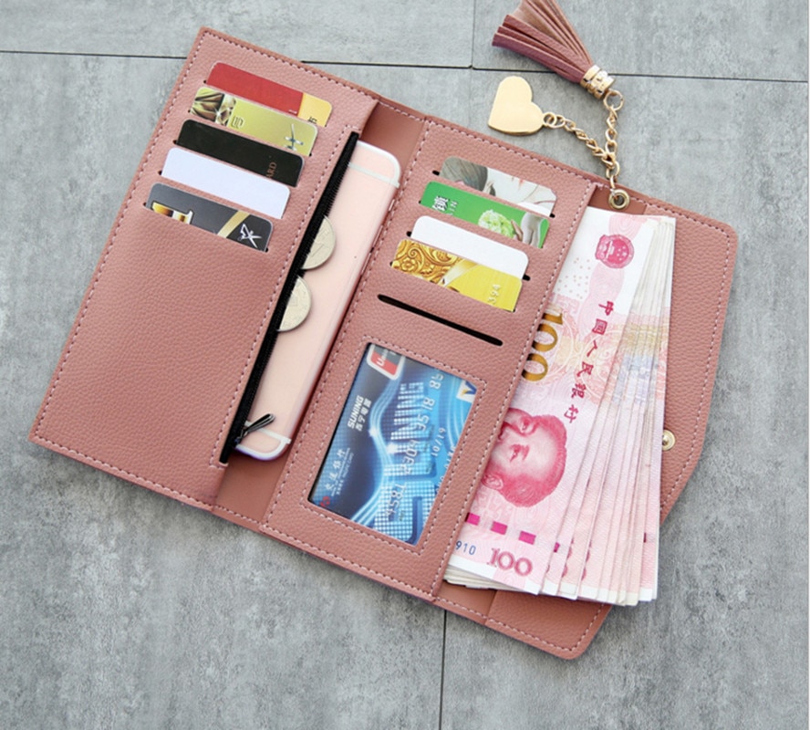 Female Long Wallets Phone Clutch Bag Purses For Girl Ladies Money Coin Pocket Card Holder Women Wallets