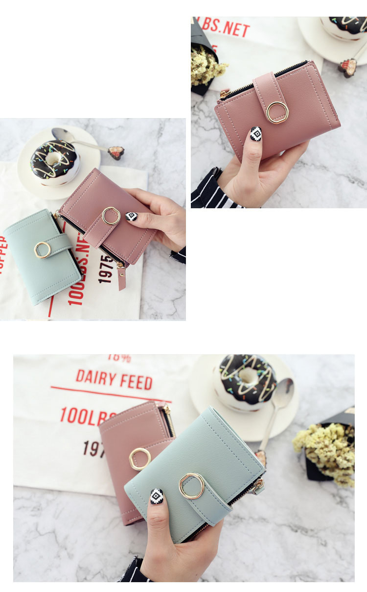 2023 New Short Women Wallets Free Name Customized Fashion Simple Cute Small Female Wallets PU Leather Card Holder Women's Purse