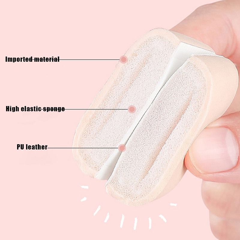 3 Pieces Dry Wet Usable Makeup Cosmetic Puff Sponge Cushion Puff for Foundation Powder Soft and Cute