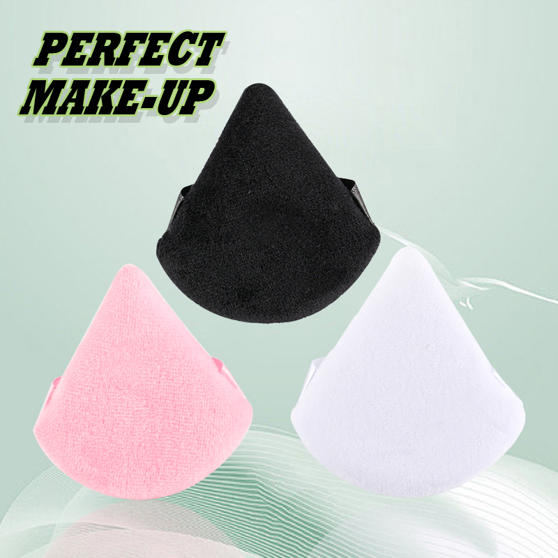 Reusable 1/2/3/6Pcs Triangle Powder Puff Mini Face Makeup Sponge for Face Cosmetics Soft Cotton Face Powder Puff Makeup Tools