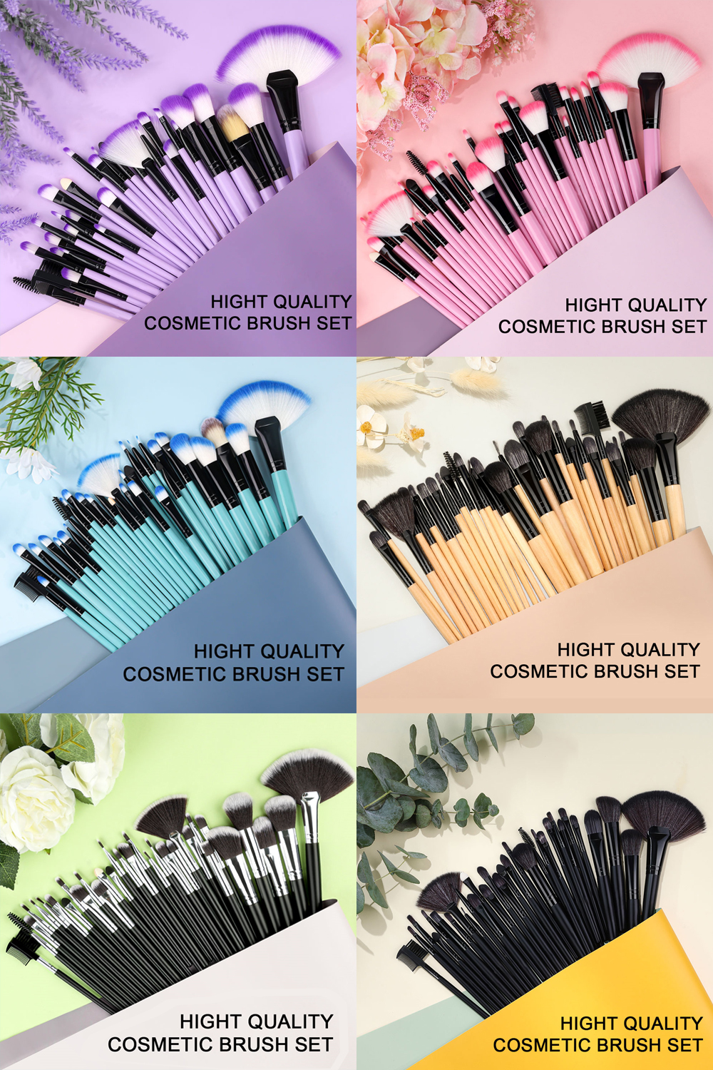 Newest Makeup Brushes Soft Fluffy Set for Cosmetics Foundation Blush Powder Eyeshadow Kabuki Blending Makeup Brush Beauty Tool