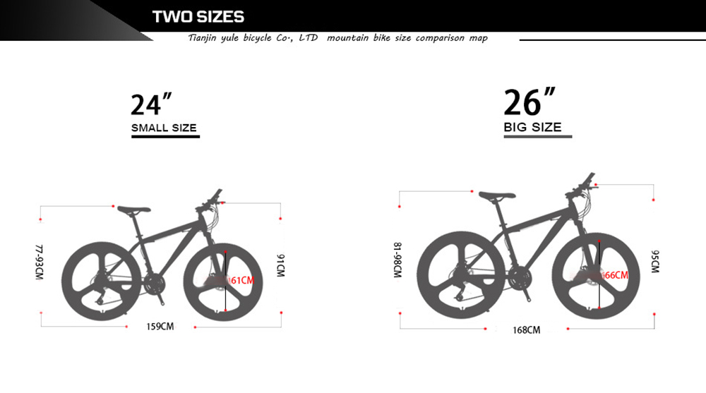 26 Inch Mountain Bike Adult High Carbon Steel Frame Variable Speed Disc Brake Shock Absorbing Integrated Wheel for Men And Women