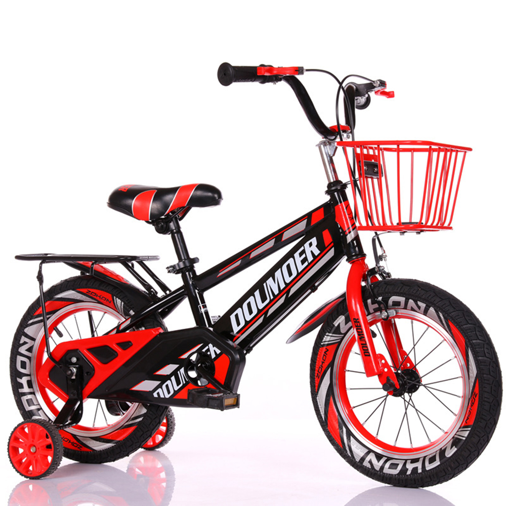 Children'S Bike Mountain Bicycle With Shock Absorption And Anti-Skid Rubber Tire Comfortable Soft Saddle