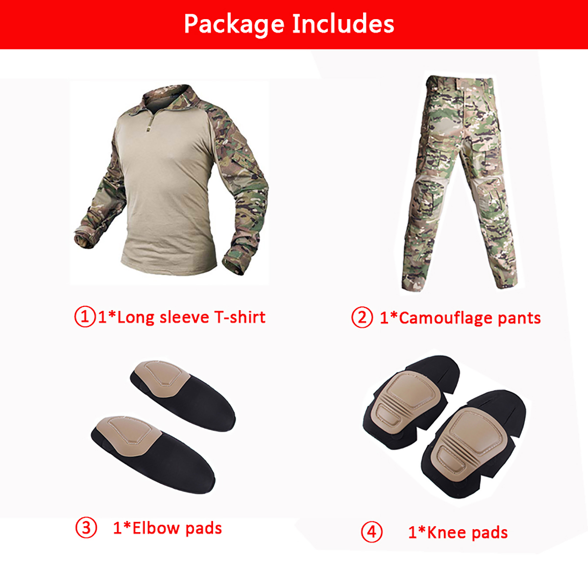 Hunting Pants G3 Suit Tactical Military Uniform Multicam Forces Suits Hunting Pant Combat Shirt Pant Airsoft Militaire With Pads