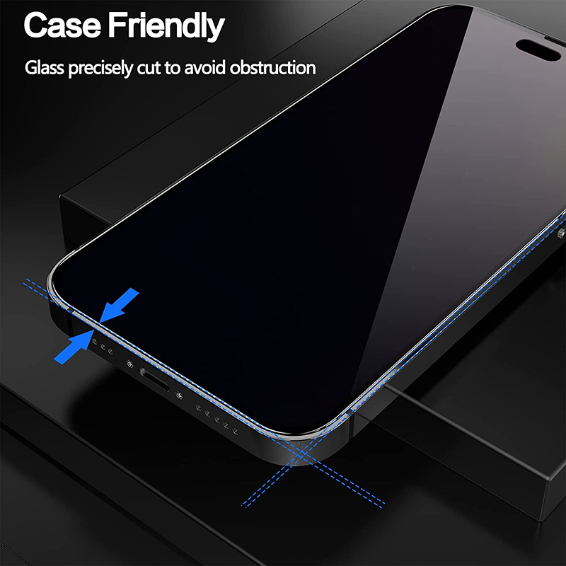 Black Privacy Screen For iPhone 11 12 13 14 Pro XR X XS Max Protective Glass For iPhone 12 Pro Max Mini 7 8 6 6S Anti-Spy Glass