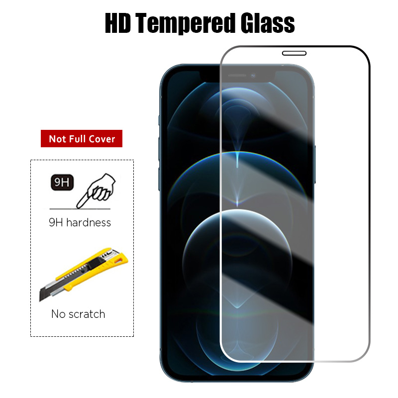 6IN1 Tempered glass for iPhone14 Plus 13 12 11 mini Xs max XR X 8 7 6 6S Plus SE screen protector for 14 13 12 11 Pro Max glass