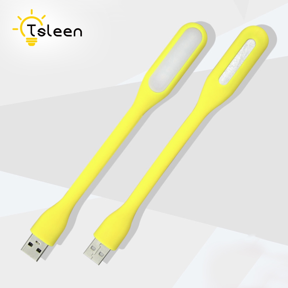 TSLEEN Flexible Neck 4PCS DC 5V Mini USB LED Light Notebook For Power Bank Flashlight HUB Car Charger Reading PC Laptop Computer