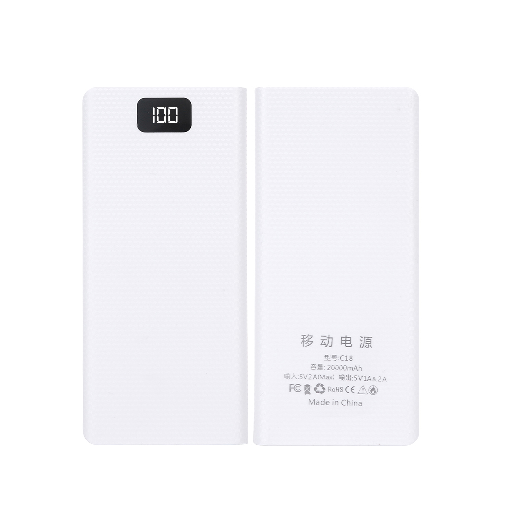 8×18650 DIY Detachable Powerbanks Shell Quick Charge 20000mAh Power Bank Case For Smartphones Charging Battery Storage Boxes