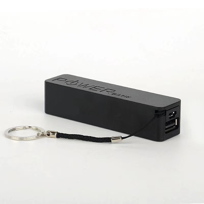 18650 Battery Power Bank Case 1Cell No Battery No Welding USB Charging Recycling Durable Mini Black Kit 5V1A DIY Portable