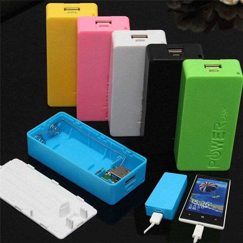 18650 Power Bank Shell 5V 5600mAh USB Charger Battery Holder Case for Phone Electronic Charging Portable DIY Battery Storage Box