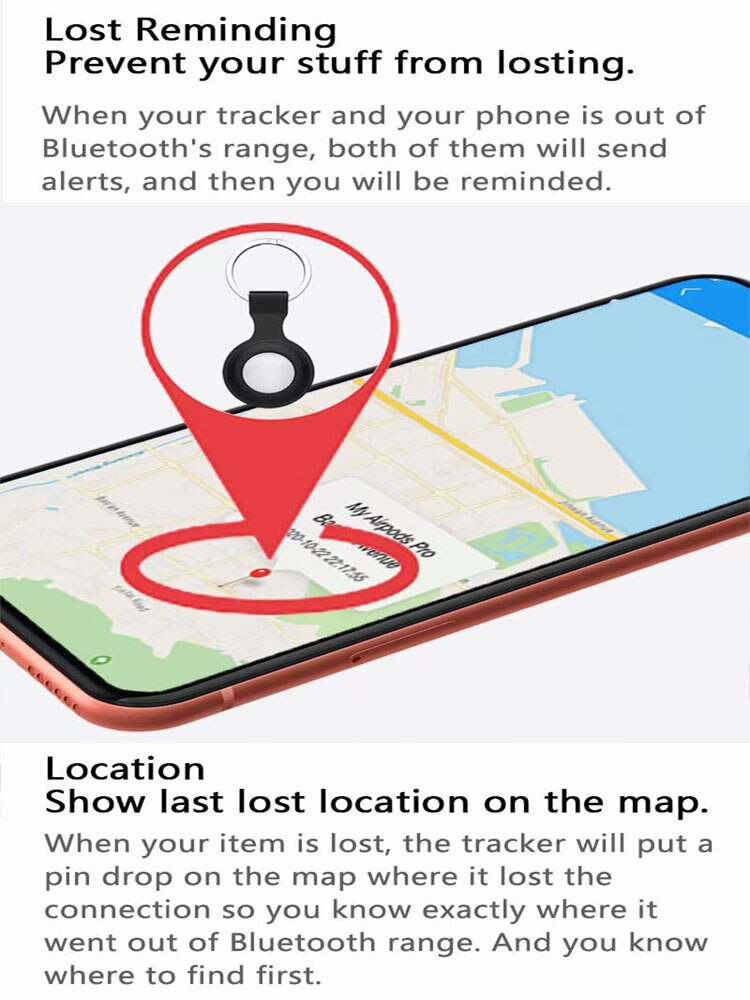 Xiaomi Air Intelligent Tracking Anti Loss Device Mobile Key Locator Finder for Apple and Android Bluetooth Tag Small Portable Mi
