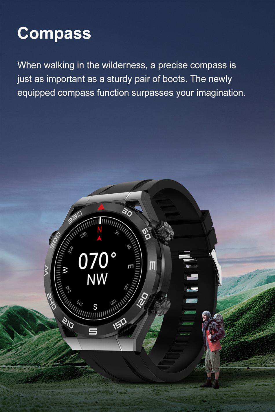 2023 New NFC ECG+PPG Bluetooth Call Smartwatch GPS Tracker Motion Bracelet Fitness For Huawei Watches Ultimate Smart Watch Men