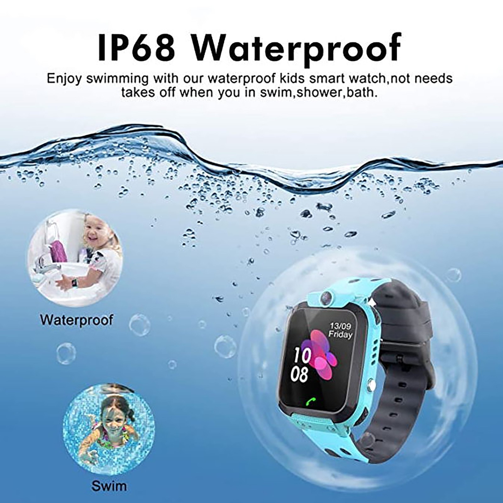 Kids Smart Watch Waterproof Smart bracelet Touch Screen SOS Phone Call Device Location Tracker Anti-Lost Child SmartWatch Q16