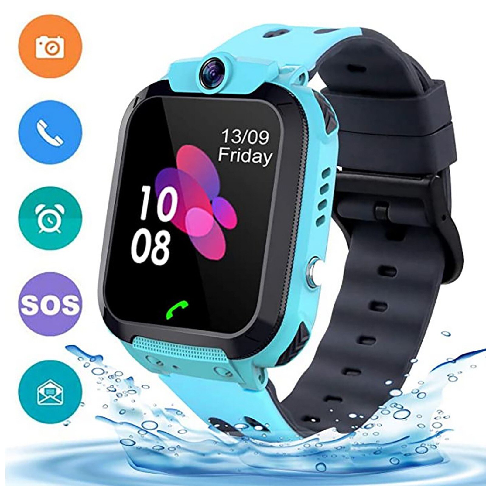 Kids Smart Watch Waterproof Smart bracelet Touch Screen SOS Phone Call Device Location Tracker Anti-Lost Child SmartWatch Q16