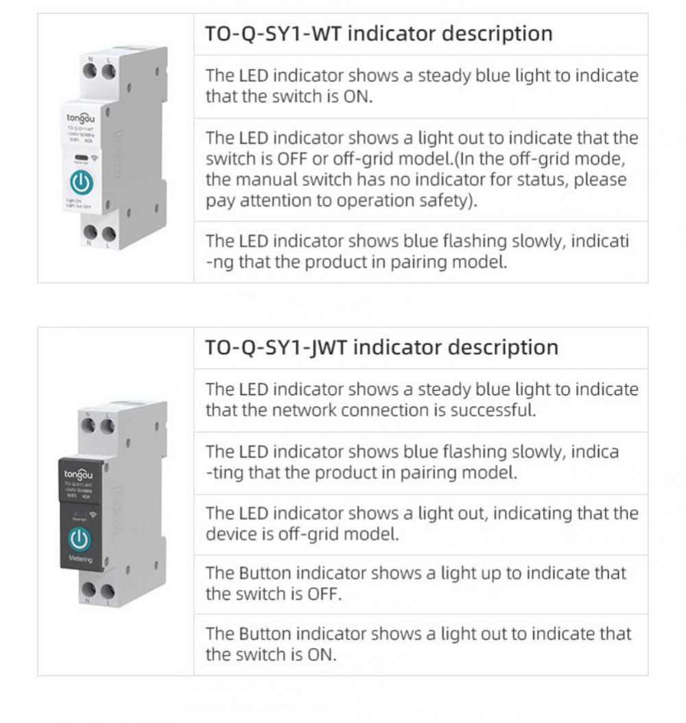 Tuya ZigBee Smart Switch Circuit Breaker With Metering 1P 63A DIN Rail For Home Smart Home Smart Life/Tuya Smart App Control