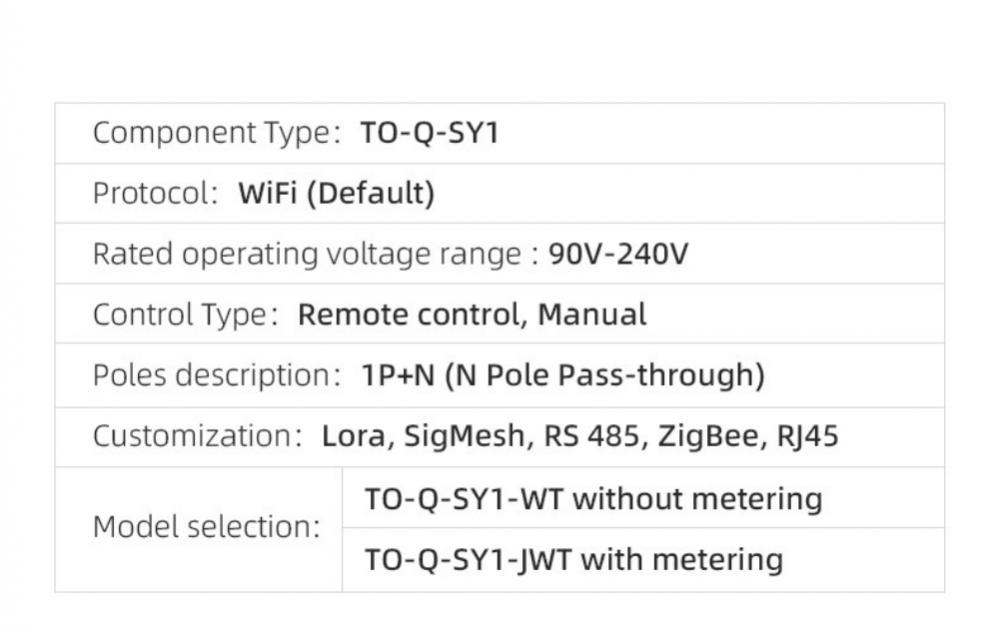 Tuya ZigBee Smart Switch Circuit Breaker With Metering 1P 63A DIN Rail For Home Smart Home Smart Life/Tuya Smart App Control