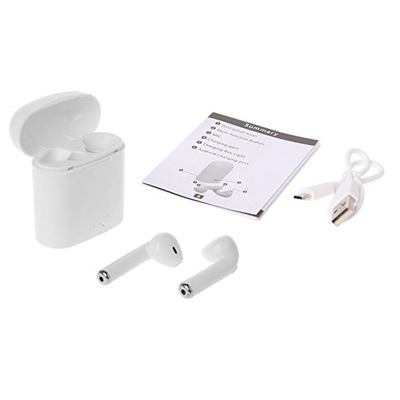 i7s tws Wireless Headphones Bluetooth 5.0 Earphones sport Earbuds Headset With Mic Charging box Headphones For Xiaomi iPhone i7