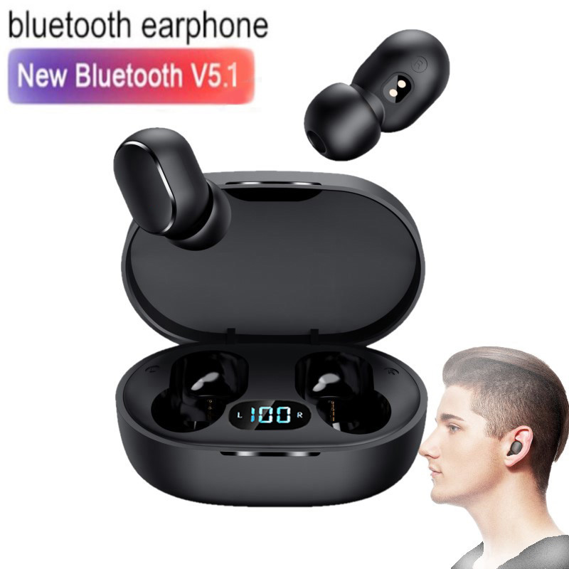 Original E7pro TWS Headset Wireless Earphones Bluetooth Headphones Sport Stereo Fone Bluetooth Earbuds for Xiaomi Huawei iPhone