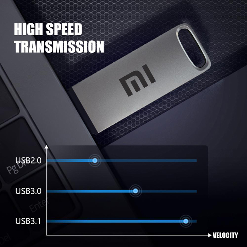 Original XIAOMI 3.1 Usb 2Tb Flash Drives High Speed Pen Drive 1Tb 512Gb Stick Portable Pendrive Type-c Adapter For Android Pc