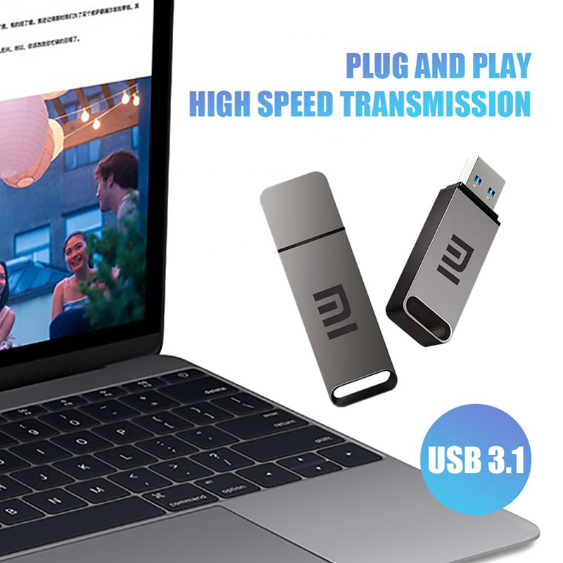 Original XIAOMI 3.1 Usb 2Tb Flash Drives High Speed Pen Drive 1Tb 512Gb Stick Portable Pendrive Type-c Adapter For Android Pc