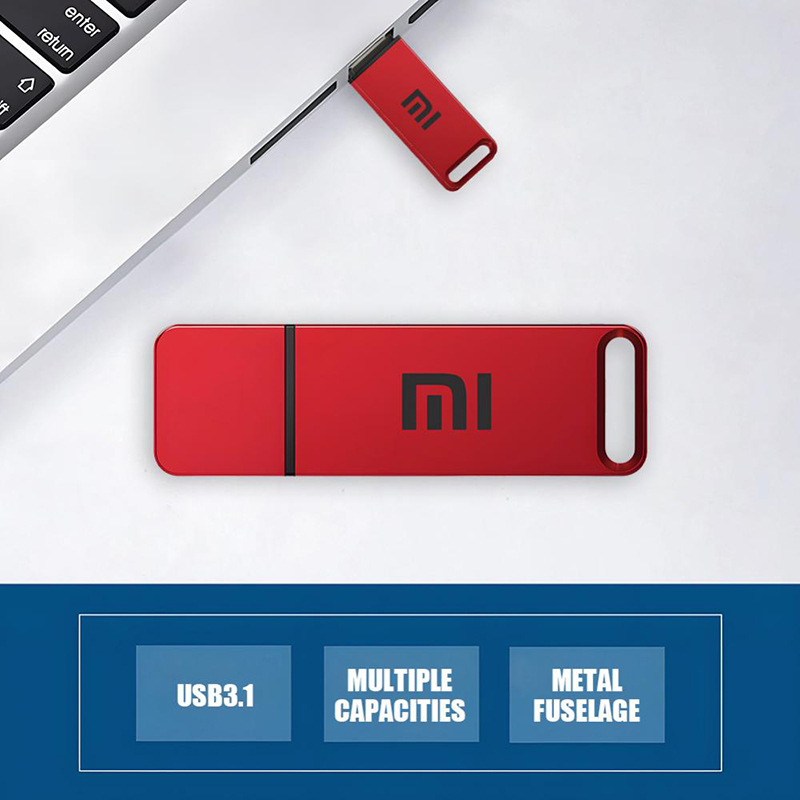 Original XIAOMI 3.1 Usb 2Tb Flash Drives High Speed Pen Drive 1Tb 512Gb Stick Portable Pendrive Type-c Adapter For Android Pc