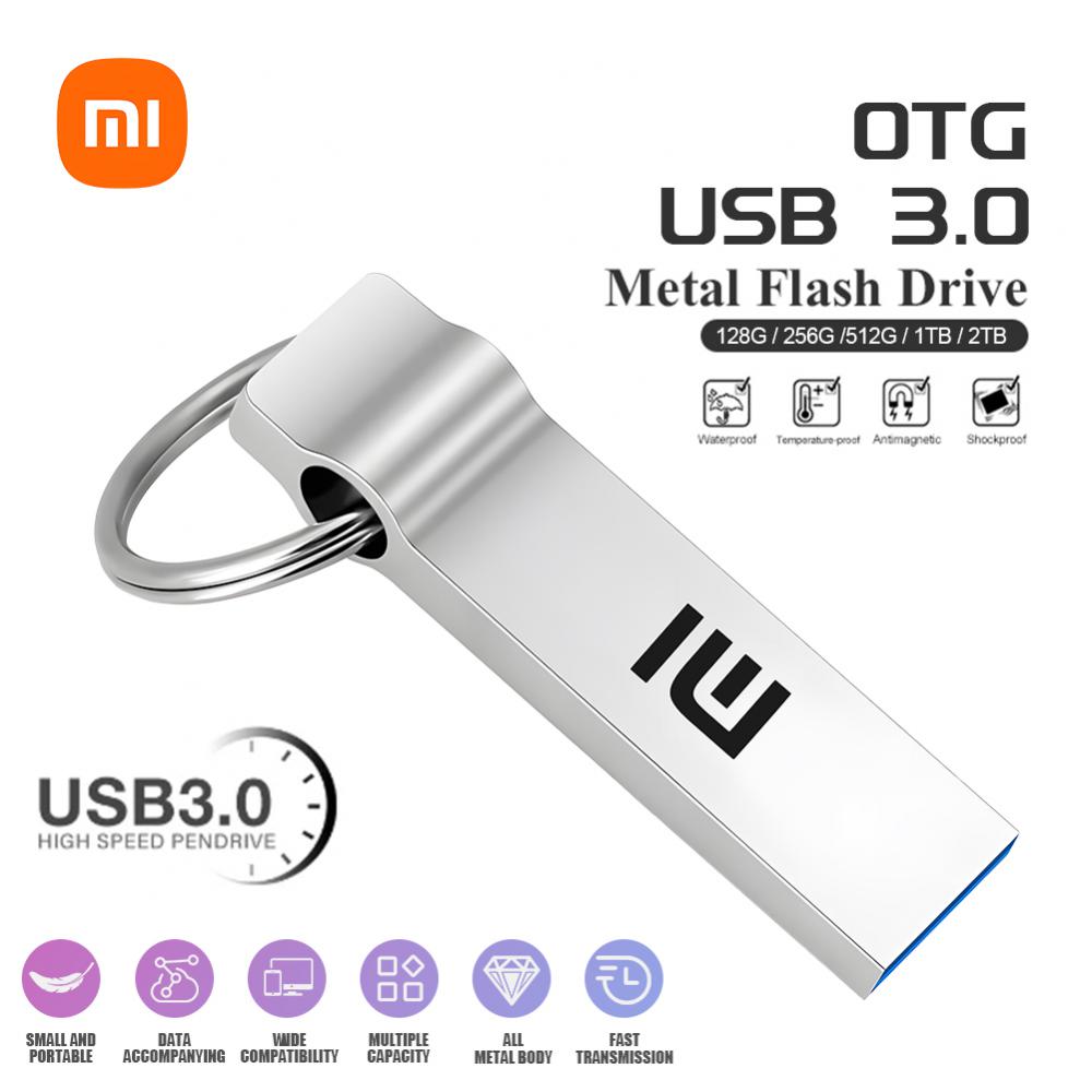 Xiaomi 2TB U Disk 1TB 512GB 256GB 128GB USB 3.0 Type-C Flash Drive High Speed USB Flash Drive Portable USB Memory For Computer