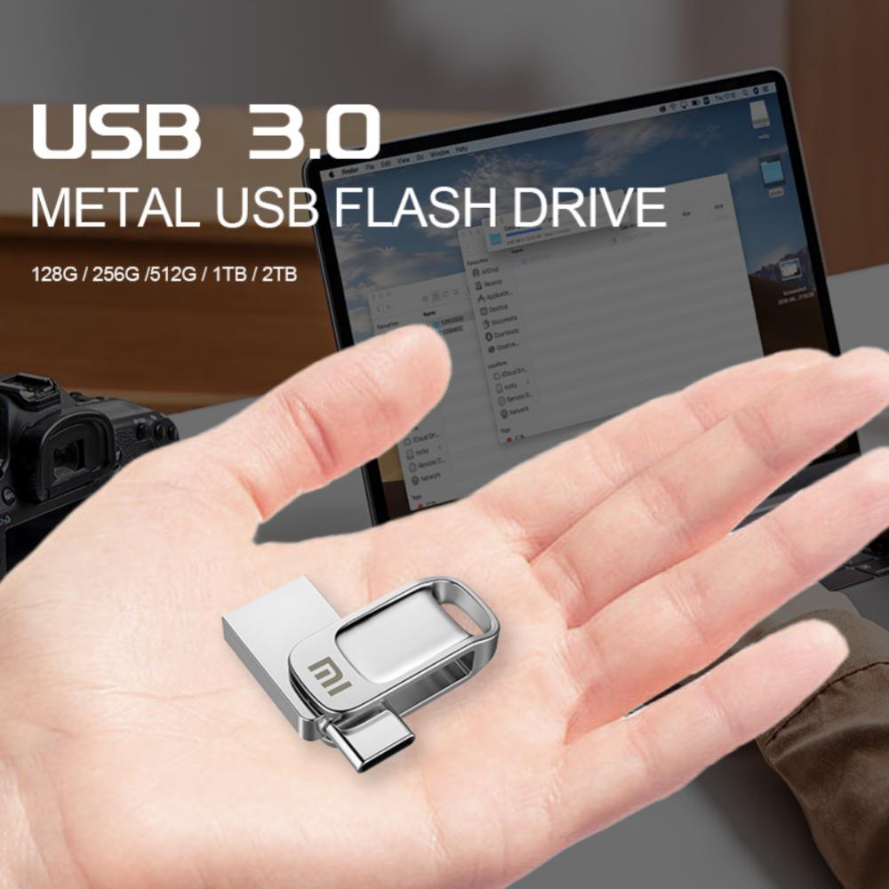 Xiaomi 2tb Usb Flash Drive 3.0 1TB Metal High Speed Pendrive 1TB 512GB 256gb Portable Memoria Usb Flash Disk For Laptop Desktop