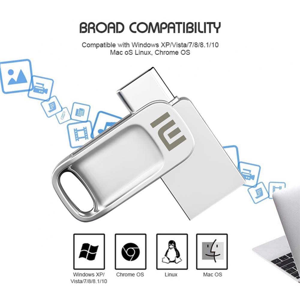 Xiaomi 2tb Usb Flash Drive 3.0 1TB Metal High Speed Pendrive 1TB 512GB 256gb Portable Memoria Usb Flash Disk For Laptop Desktop