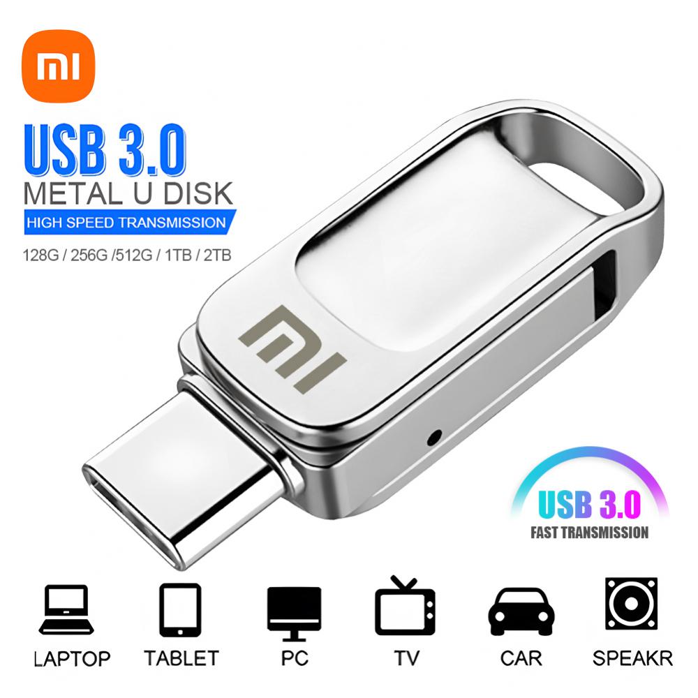 Xiaomi 2tb Usb Flash Drive 3.0 1TB Metal High Speed Pendrive 1TB 512GB 256gb Portable Memoria Usb Flash Disk For Laptop Desktop