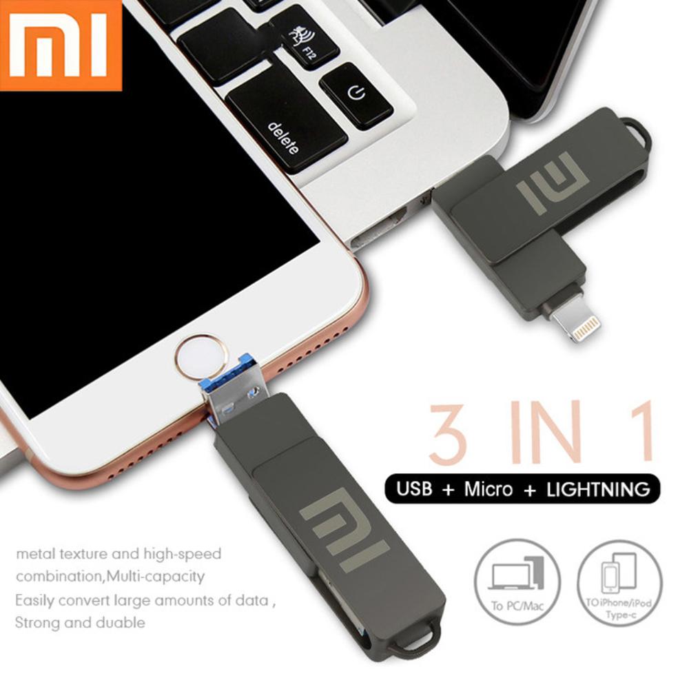 XIAOMI Portable Type-C 2TB High Speed USB Flash Drive 128GB OTG Pen Drive Usb Stick Pendrive Flash Disk For Android PC/Car/TV