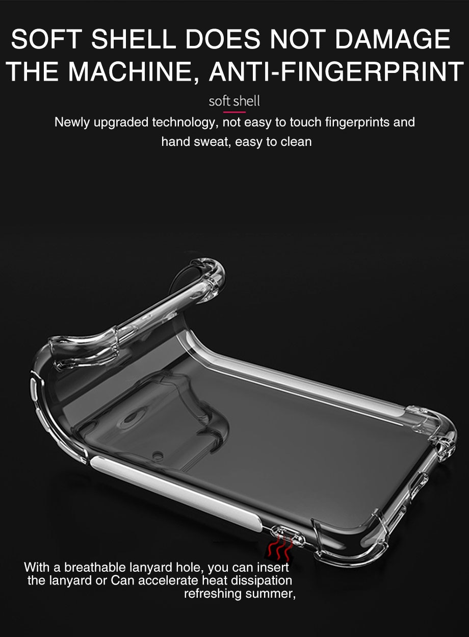 Shockproof Silicone Case On For Xiaomi Redmi Note 9 8 7 6 Pro Max 8A 9S Transparent Case For Xiaomi 8 9 Lite CC9 Pro mi 9t Cover