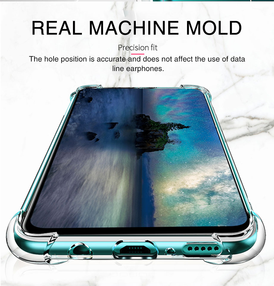 Shockproof Silicone Case On For Xiaomi Redmi Note 9 8 7 6 Pro Max 8A 9S Transparent Case For Xiaomi 8 9 Lite CC9 Pro mi 9t Cover